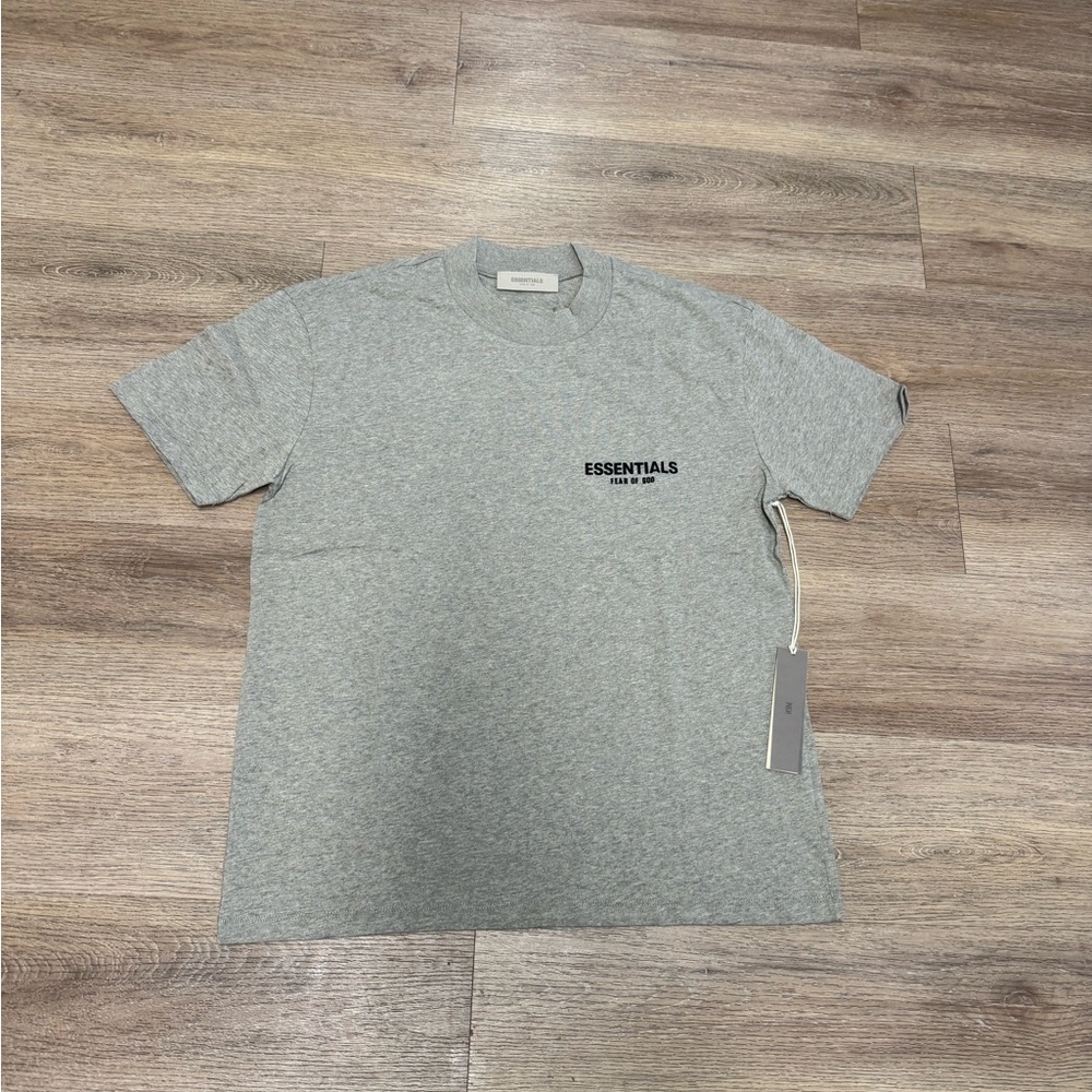 Essentials Heather Gray Short Sleeve Tee